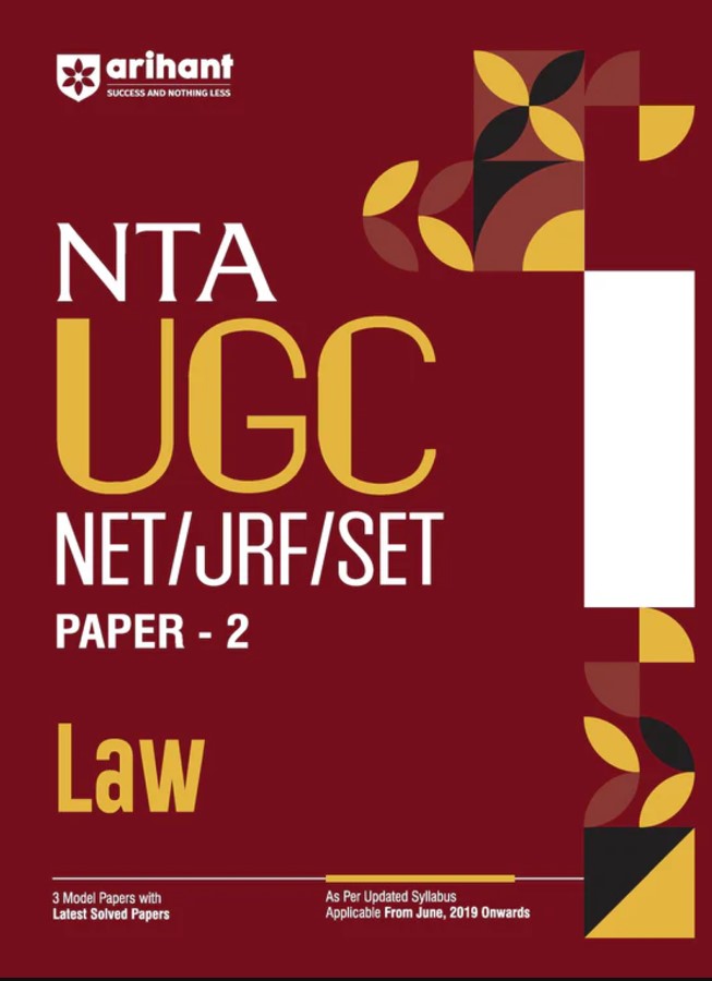 NTA UGC NET/ JRF/ SET PAPER-2 Law